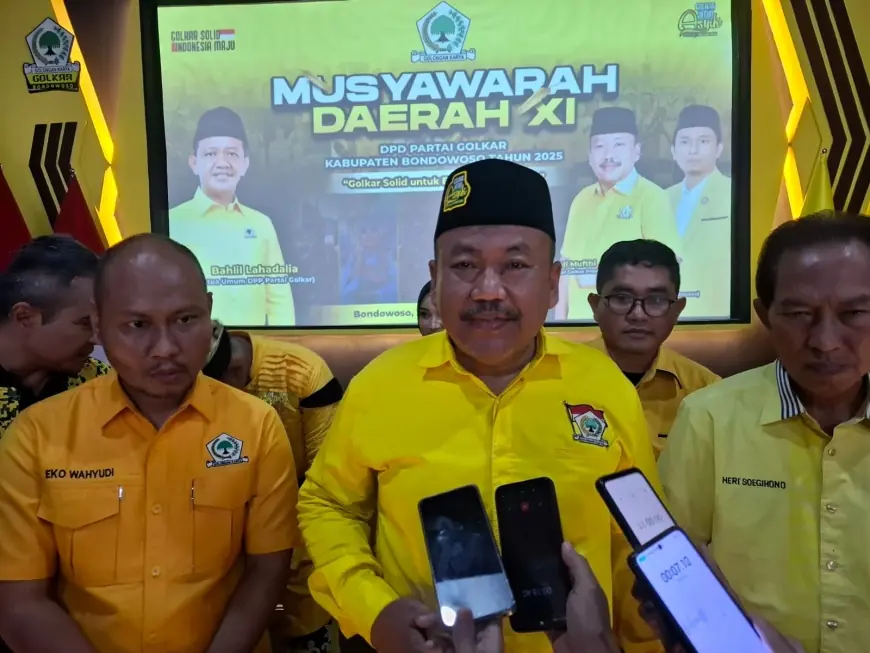 Buka Musda XI Golkar Bondowoso, Ali Mufthi Tekankan Regenerasi dan Evaluasi