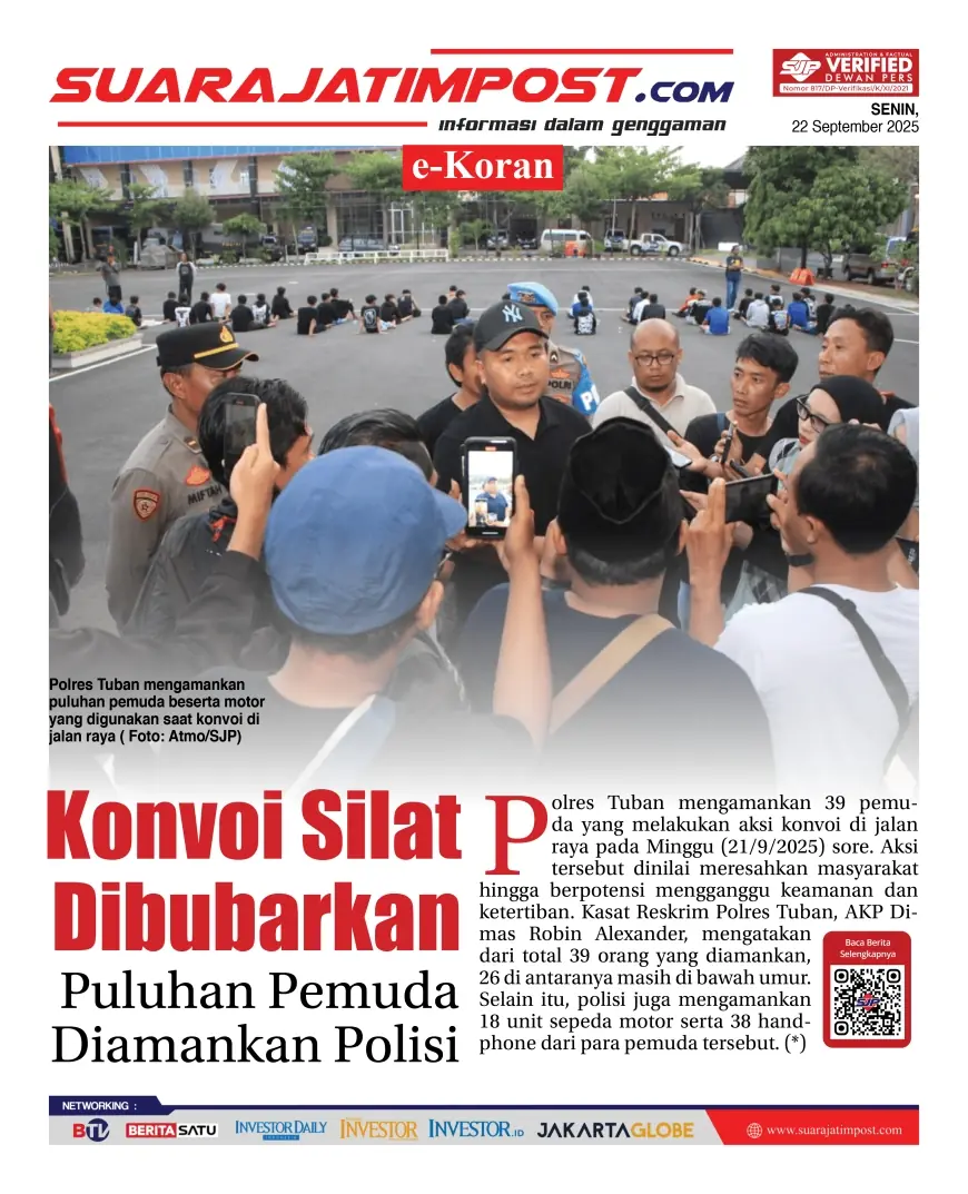 eKoran, Edisi Senin, 22 September 2025