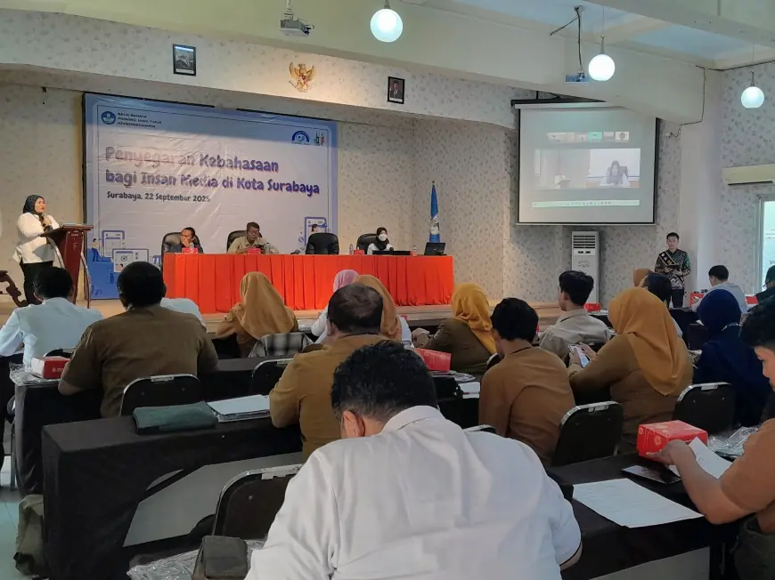 Gelar Forum Penyegaran Bahasa Indonesia, BBP Jatim Dorong Insan Media Jaga Mutu Tulisan