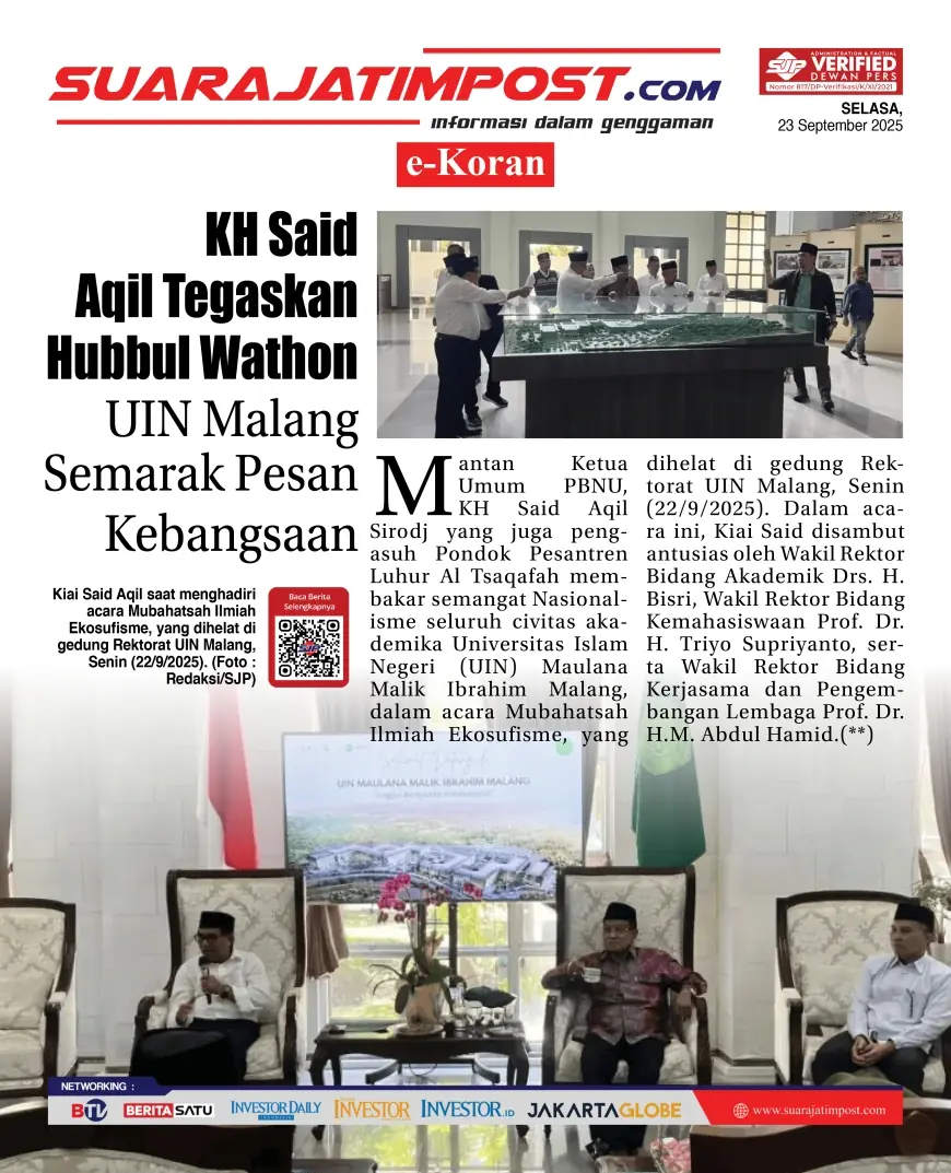 eKoran, Edisi Selasa, 23 September 2025