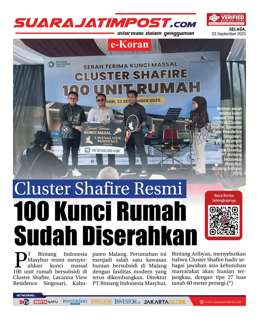 eKoran, Edisi Selasa, 23 September 2025