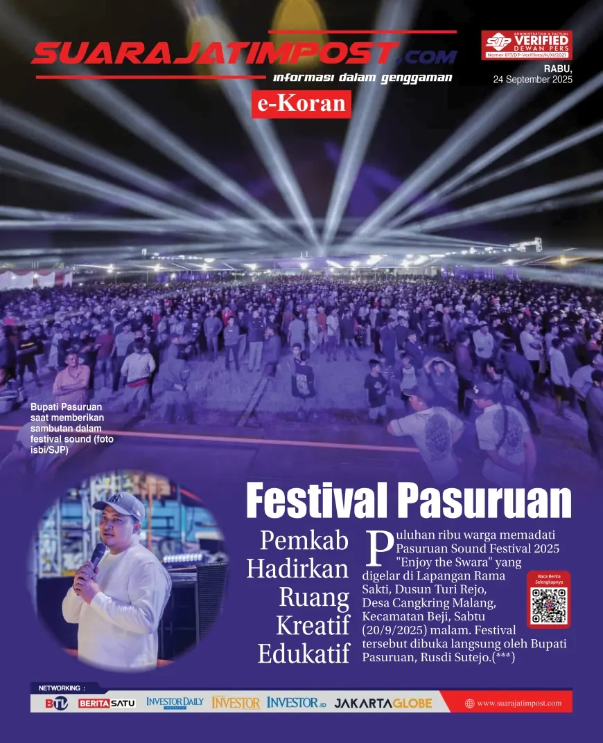 eKoran, Edisi Rabu, 24 September 2025