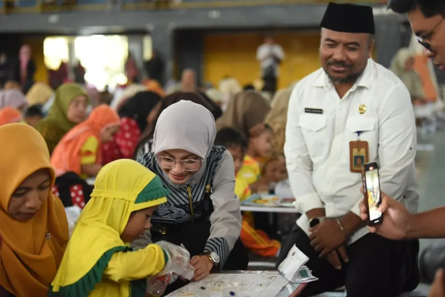 Gebyar Membatik PAUD, Mbak Wali Tanamkan Cinta Budaya Sejak Dini Pada Anak TK