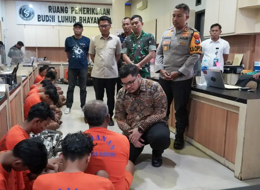 Temui Tersangka Aksi Kericuhan dan Penjarahan, Ini Pesan Mas Dhito