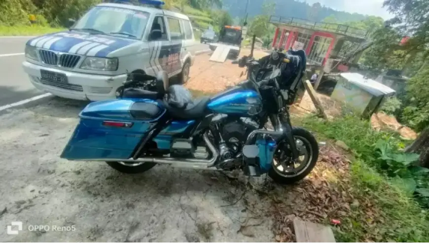 Touring di Magetan, Pengendara Harley Davidson Terjun ke Jurang