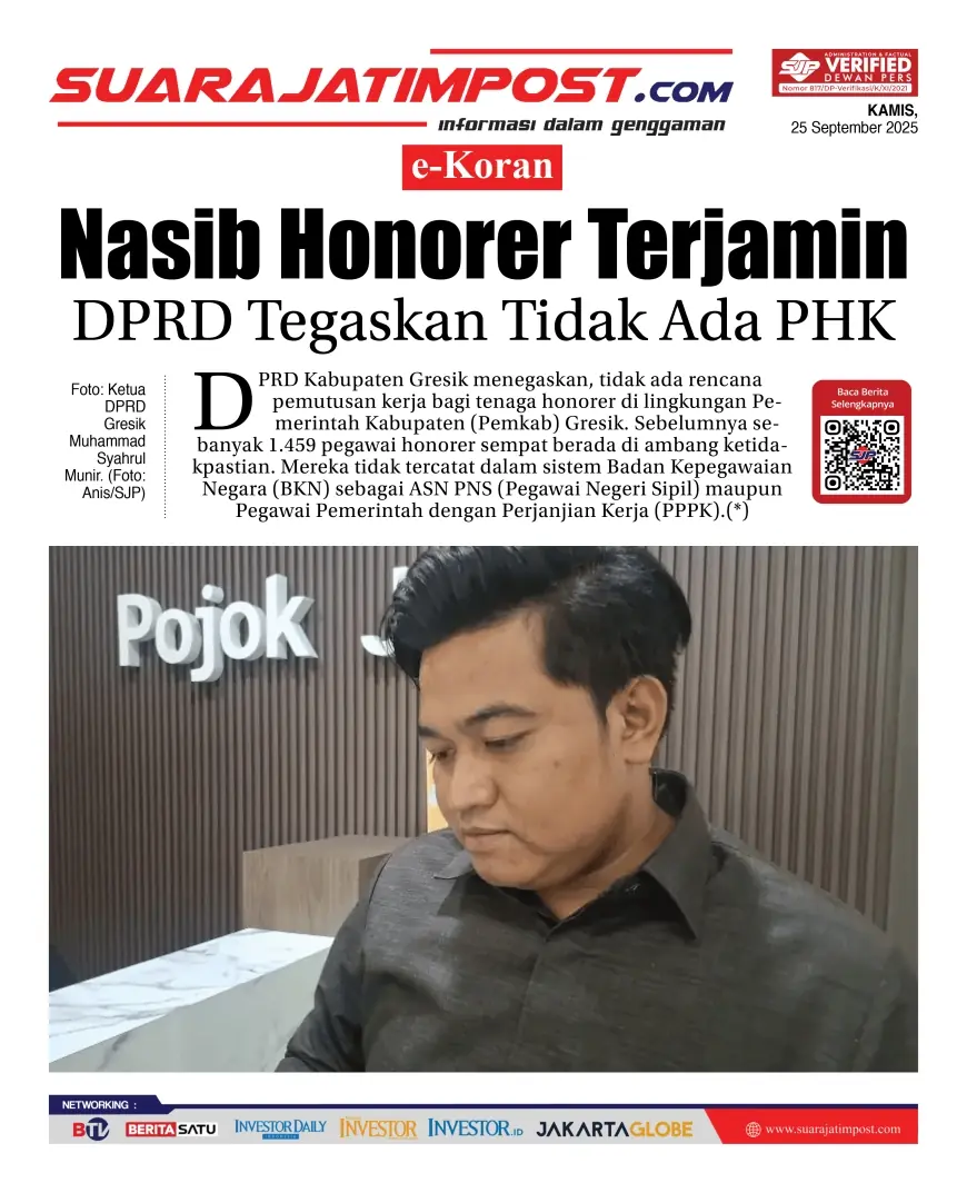 eKoran, Edisi Kamis, 25 September 2025