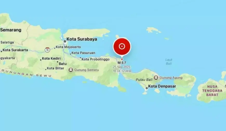 Gempa Banyuwangi Terasa hingga Bali dan Malang