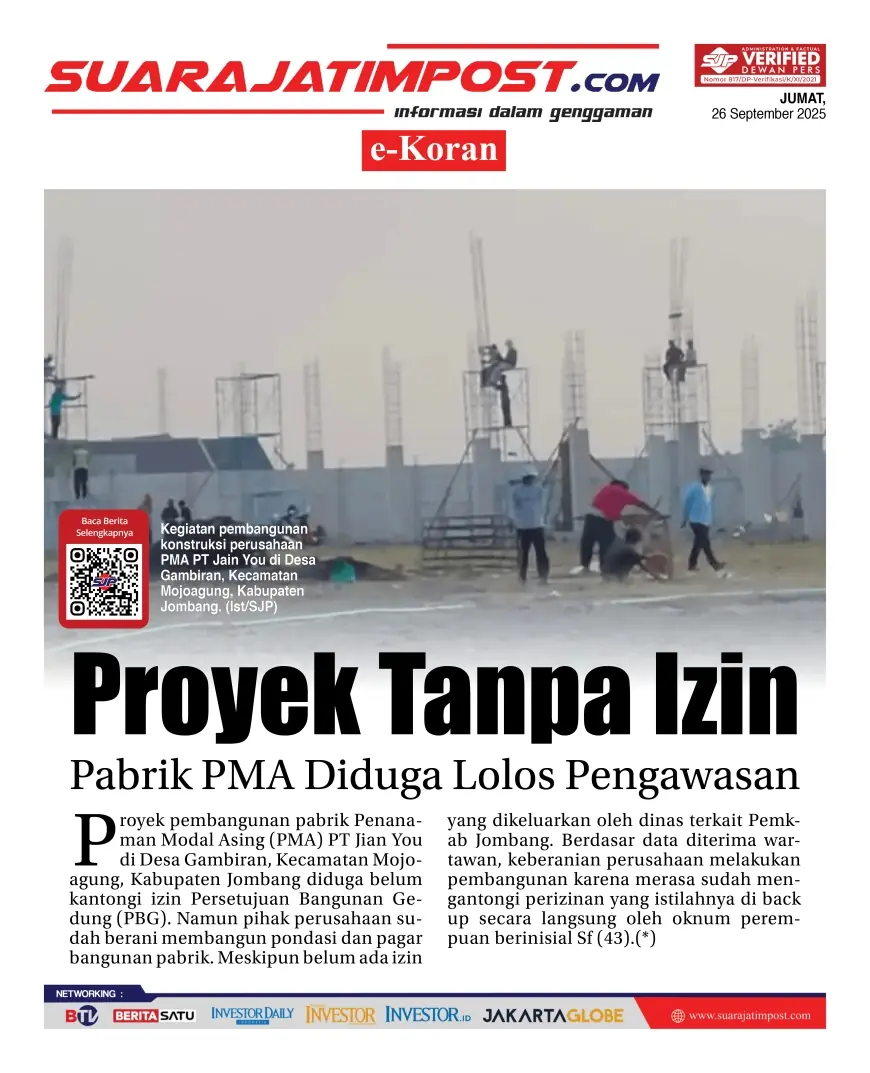 eKoran, Edisi Jumat, 26 September 2025