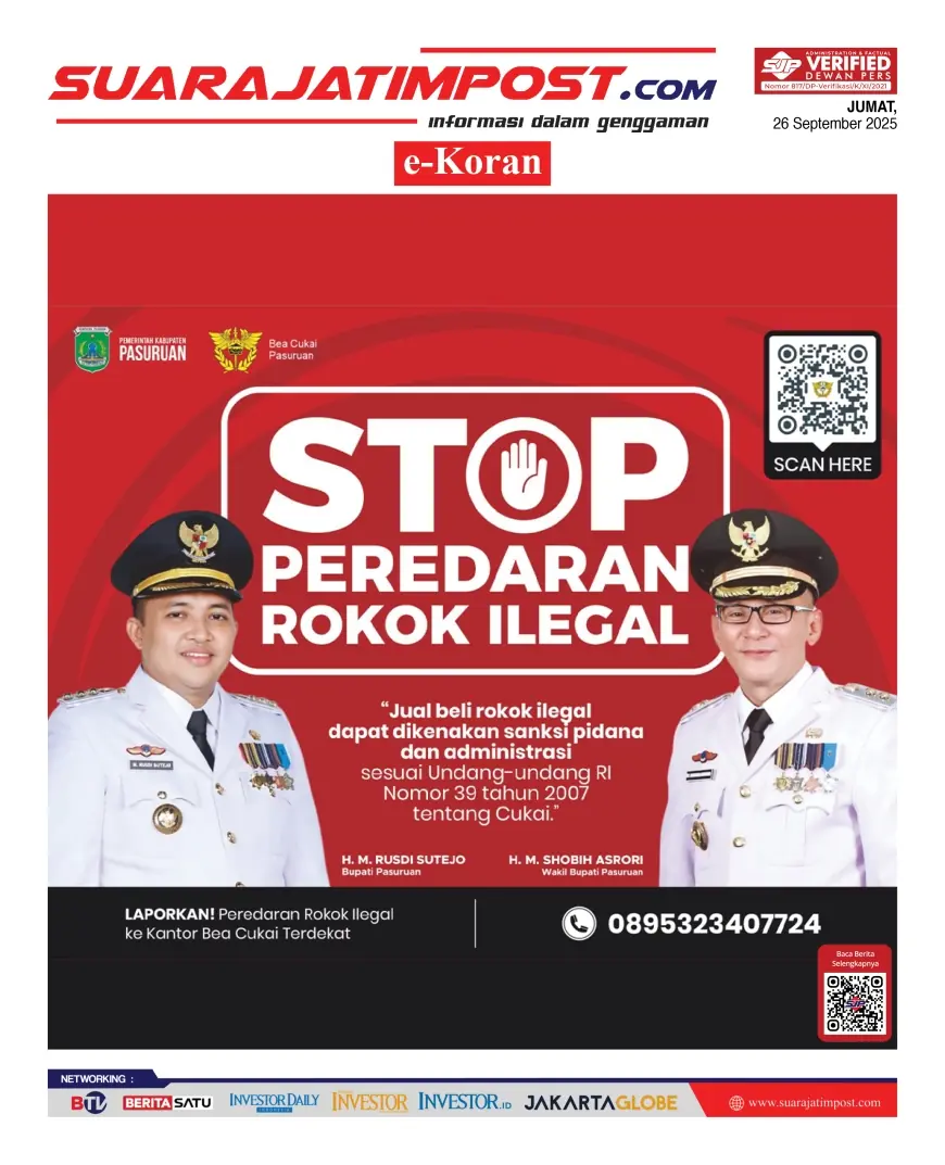 eKoran, Edisi Jumat, 26 September 2025