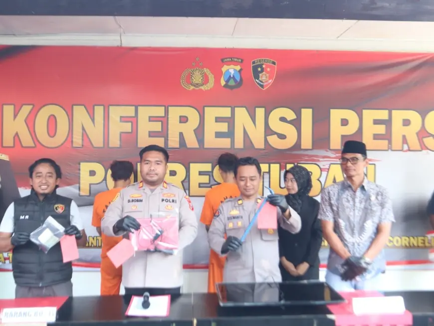 Satreskrim Polres Tuban Ringkus Spesialis Curat, Seorang Pelaku Dilumpuhkan