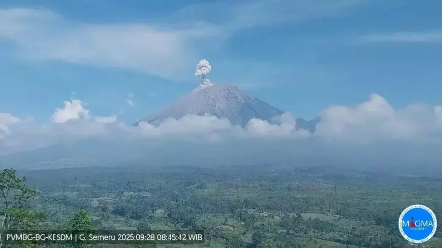 Semeru Kembali Erupsi, Warga Diminta Tetap Tenang dan Waspada