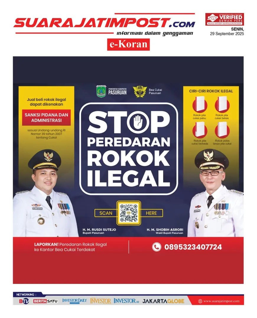 eKoran, Edisi Senin, 29 September 2025