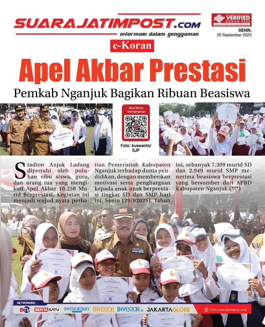 eKoran, Edisi Senin, 29 September 2025