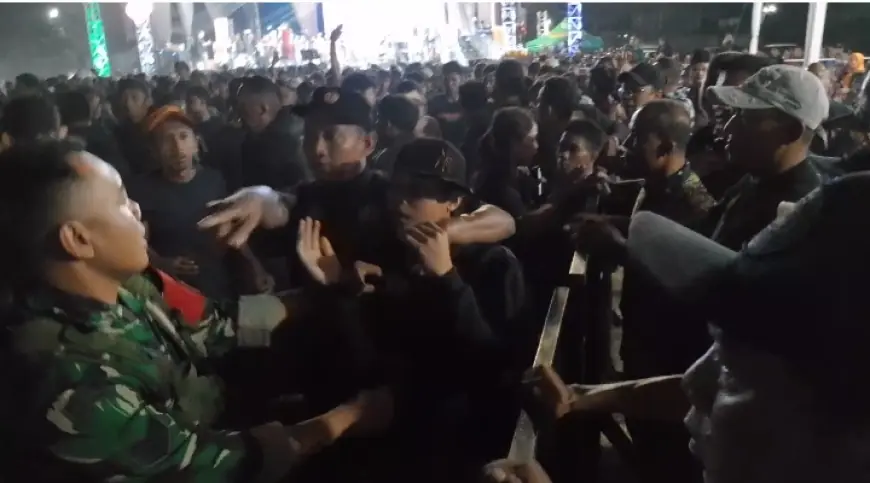 Ricuh, Konser Adella di Bulusari Pasuruan Diwarnai Adu Jotos Mulai Awal Hingga Akhir
