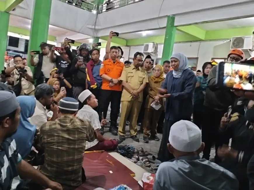 Gubernur Jatim Pastikan Biaya Perawatan Korban Ponpes Sidoarjo Ditanggung Pemerintah