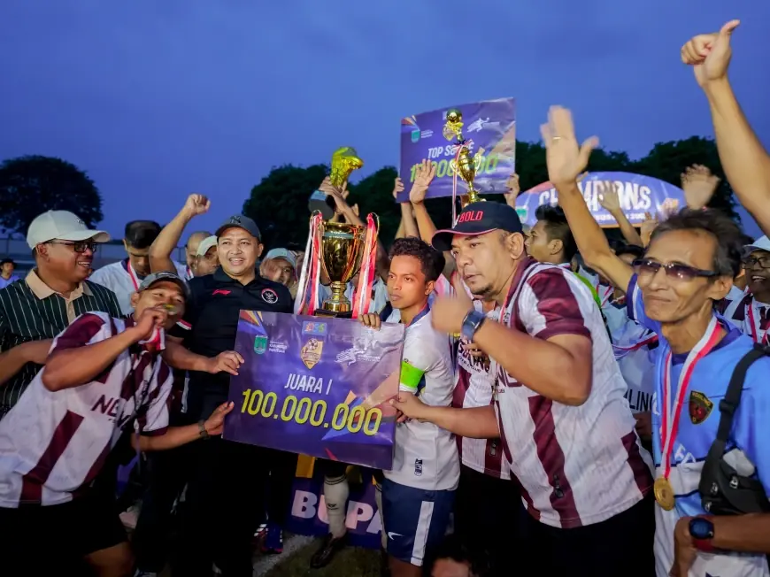 Nguling FC Akhirnya Jadi Jawara Bupati Cup, Bupati Pasuruan Ucapkan Terima Kasih Pada Seluruh Panpel