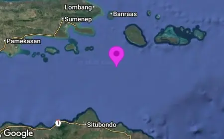 Gempa 6,5 SR Guncang Tenggara Sumenep, Tak Berpotensi Tsunami