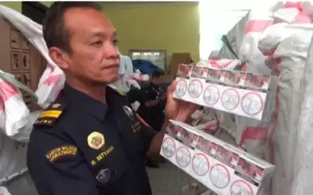 Bea Cukai Madiun Gagalkan Penyelundupan 1,5 Juta Batang Rokok Ilegal di Tol Ngawi–Kertosono