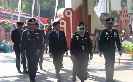 Kapolres Nganjuk Pimpin Upacara Peringatan Hari Kesaktian Pancasila