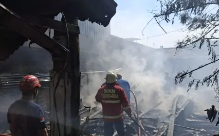 Rumah Warga di Tulungagung Ludes Terbakar, Kerugian Ditaksir Rp100 Juta