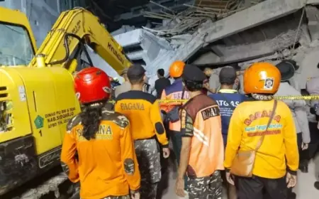 Detik-Detik Penemuan 2 Santri di Ruang Wudu Musala yang Ambruk