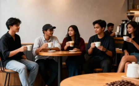 Gaya Hidup Kopi Estetik Jadi Tren Anak Muda Surabaya