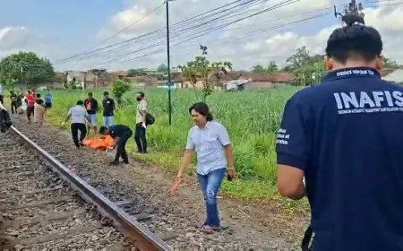 Perempuan di Tulungagung Tewas Tertabrak Kereta Gajayana, Proses Identifikasi Sempat Terkendala Akibat Tubuh Korban Hancur