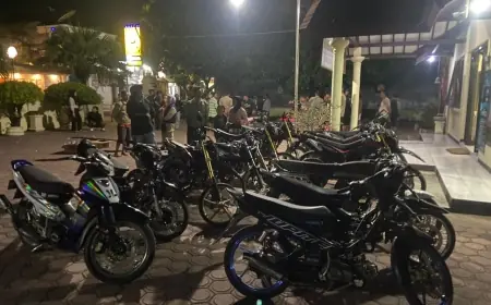 Asyik Balap Liar di Jalan Desa, Belasan Remaja di Kalidawir, Tulungagung Diciduk Polisi