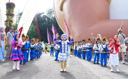 Marching On The Stage 2025 di Jatim Park 1 Jadi Ajang Unjuk Gigi Marching Band se-Jawa Timur