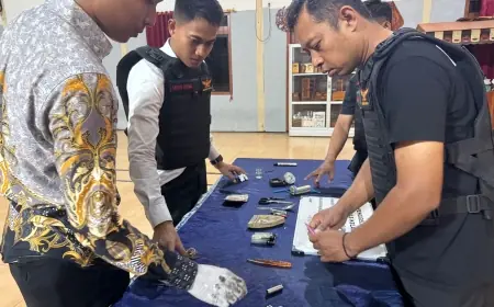 Razia Gabungan di Lapas Tulungagung, Petugas Temukan Barang Terlarang di Kamar Warga Binaan
