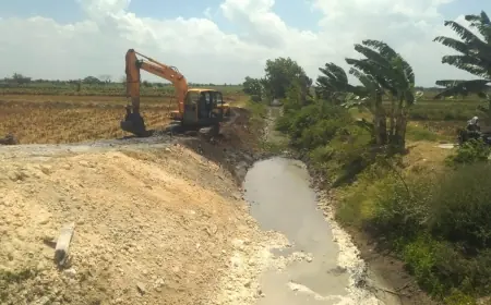 Pemkab Lamongan Benahi 68 Titik Drainase dan Sungai, Antisipasi Banjir Musim Hujan