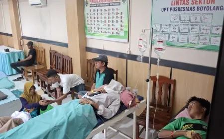 Kondisi Siswa SMPN 1 Boyolangu yang Diduga Keracunan Menu MBG Berangsur Membaik