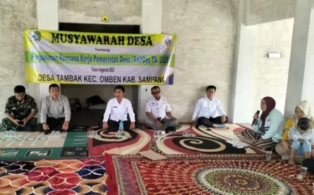 Bahas RKPDes 2026, Desa Tambak Rumuskan Pembangunan Partisipatif dan Berkeadilan