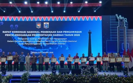 Inspektorat Jember Raih Penghargaan Nasional “Anggaraksa Dharma”