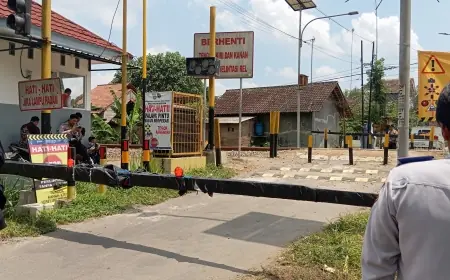 Puluhan Perlintasan Sebidang di Blitar Belum Berpalang Pintu, Tahun Ini Dishub Bangun di Dua Titik