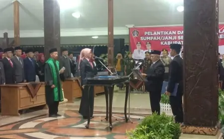 Khusna Lindarti Dilantik Jadi Sekda Definitif Setelah 3,5 Bulan Jadi Pj Sekda