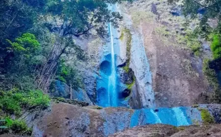 Menuruni Tangga Menuju Keindahan Tersembunyi di Air Terjun Dolo Kediri