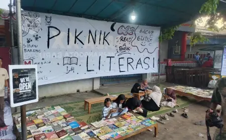 Perpus Jalanan, Cara Mahasiswa di Gresik Bangun Literasi Anak dan Remaja