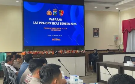 Operasi Sikat Semeru 2025 di Blitar, 65 Personil Diterjunkan