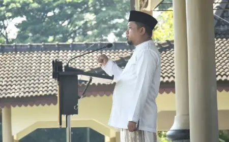 Pesan Menag dalam Apel HSN 2025 di Bondowoso: Santri Harus Jadi Pelaku Sejarah, Bukan Penonton