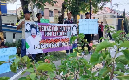 Demo Warnai Sidang Vonis Terdakwa Pemerkosaan dan Pembunuhan Siswi SMA di Jombang