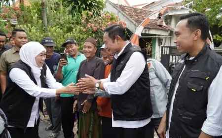 Gubernur Khofifah Resmikan Jalan Strategis di Sekaran Lamongan