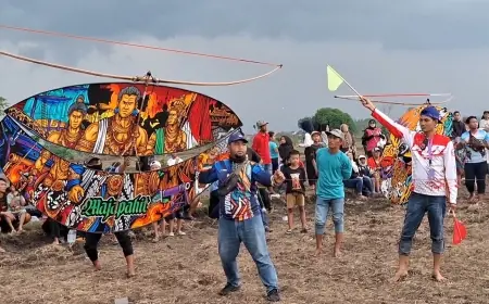 Festival Layang-layang Jadi Ikon Tahunan di Gresik, 70 Tim Berbagai Daerah Unjuk Gigi