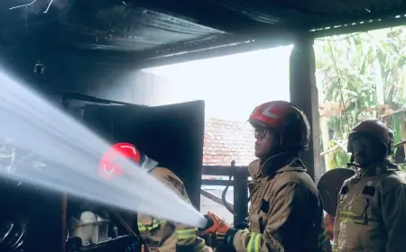 Dapur Warga di Sumberejo Terbakar, Kerugian Capai Rp 30 Juta
