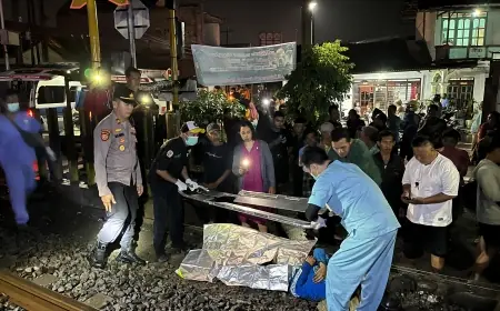Motor Tertabrak Kereta Majapahit di Sumbergempol, Pengendara Luka Berat
