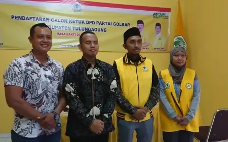 Dua Kader Daftar Nyaris Bersamaan, Perebutan Kursi Ketua DPD Golkar Tulungagung Makin Panas