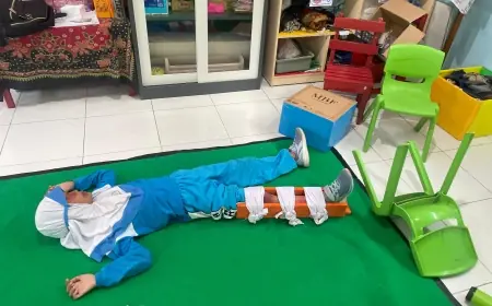 BPBD Jember Latih Kesiapsiagaan Bencana di TK Al Amien