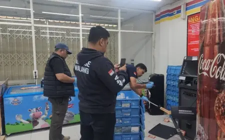 Terlilit Judi Online, Pemuda Pakisaji Bobol ATM Indomaret