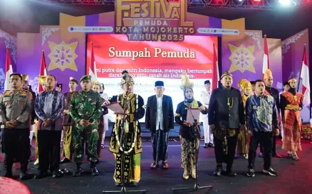 Puncak Hari Sumpah Pemuda di Mojokerto, Wali Kota Tegaskan Pemuda Adalah Pewaris Peradaban