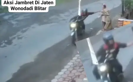 Viral Pemotor Jambret Kalung Emak-Emak di Blitar, Ternyata Perhiasan Imitasi